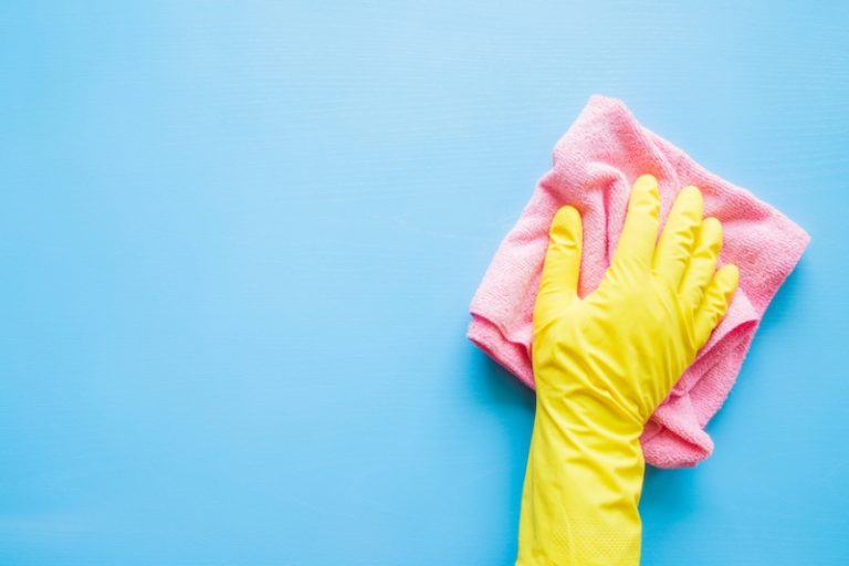 Ac A 027 Gloved Hand Cleaning Dust