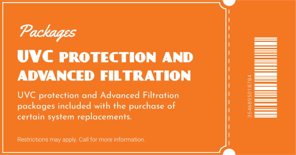 Air Quality UVC protection and advanced filtration