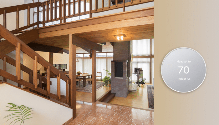 Nest Thermostat For Temperature Control In Entrance 1
